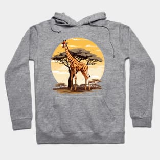 Watercolor Giraffe Hoodie